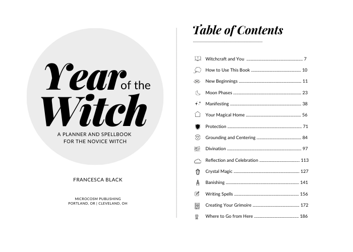 Year of the Witch: A Magical Planner for Your First Year of Witchcraft ✨📖
